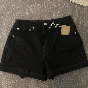 NWT Madewell High-Rise Denim Shorts in Lunar Wash